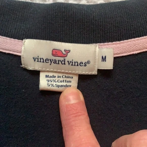 Vineyard Vines Cap Sleeve Y2K Navy Polo Size Medium - Picture 2 of 2